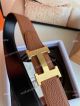 Classic Model Hermes Brown Black Reversible Belt 38 Brushed H Belt Buckle (6)_th.jpg